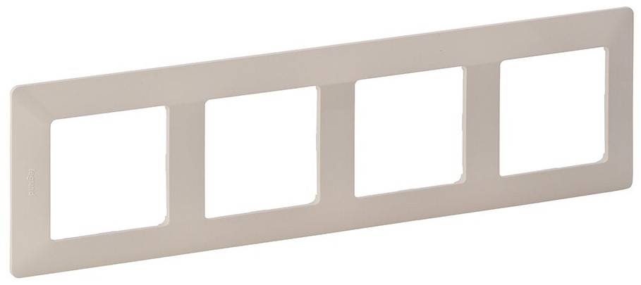 Рамка четырехпостовая Legrand Valena Life слоновая кость Рамка четырехпостовая Legrand Valena Life слоновая кость