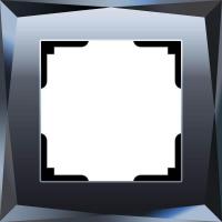Рамка однопостовая Werkel Diamant черный Рамка однопостовая Werkel Diamant черный