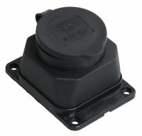 Колодка одноместная IEK настенная с защитной крышкой IP44 Колодка одноместная IEK настенная с защитной крышкой IP44