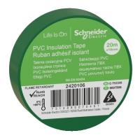 Изолента Schneider Electric ПВХ 20 метров 19 мм зеленая Изолента Schneider Electric ПВХ 20 метров 19 мм зеленая