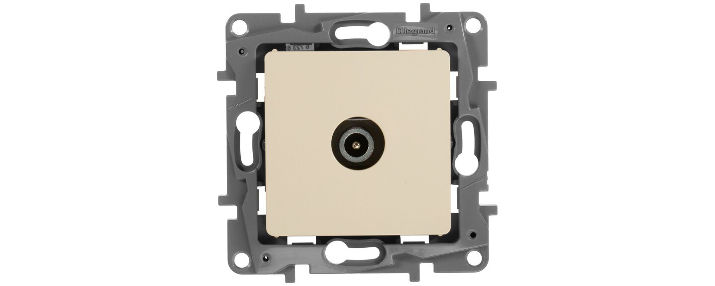 Розетка TV Legrand Etika слоновая кость Розетка TV Legrand Etika слоновая кость