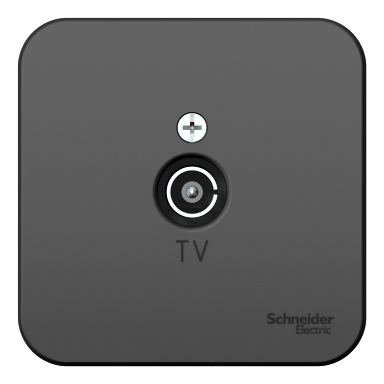 Розетка TV Schneider Electric Blanca антрацит Розетка TV Schneider Electric Blanca антрацит