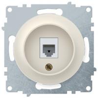 Розетка RJ45 OneKeyElectro Florence бежевый Розетка RJ45 OneKeyElectro Florence бежевый