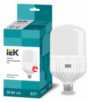 Лампа светодиодная IEK Е27 4000К 30 Вт Лампа светодиодная IEK Е27 4000К 30 Вт