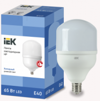 Лампа светодиодная IEK Е40 6500К 65 Вт Лампа светодиодная IEK Е40 6500К 65 Вт