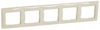 Рамка пятипостовая Legrand Valena слоновая кость Рамка пятипостовая Legrand Valena слоновая кость