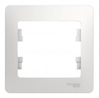 Рамка однопостовая Schneider Electric Glossa белый Рамка однопостовая Schneider Electric Glossa белый