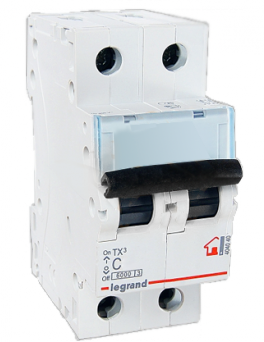 Автоматический выключатель Legrand 2П 6 кА С 40 A Автоматический выключатель Legrand 2П 6 кА С 40 A