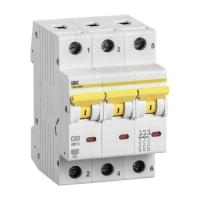 Автоматический выключатель IEK 3П 6 кА C 32 А Автоматический выключатель IEK 3П 6 кА C 32 А