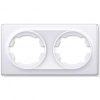 Рамка двухпостовая OneKeyElectro Florence белый