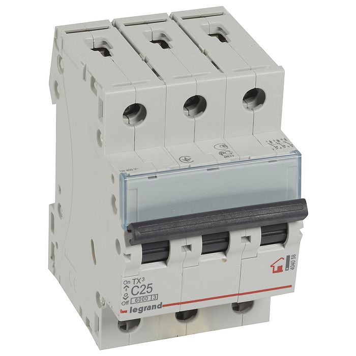 Автоматический выключатель Legrand 3П 6 кА С 25 A Автоматический выключатель Legrand 3П 6 кА С 25 A